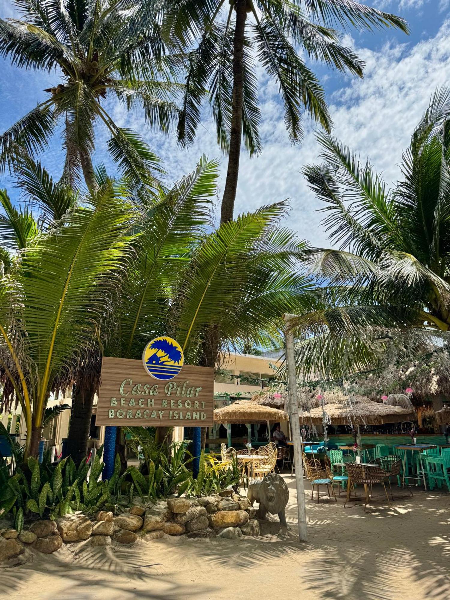 Casa Pilar Beach Resort Manoc-Manoc Exteriör bild